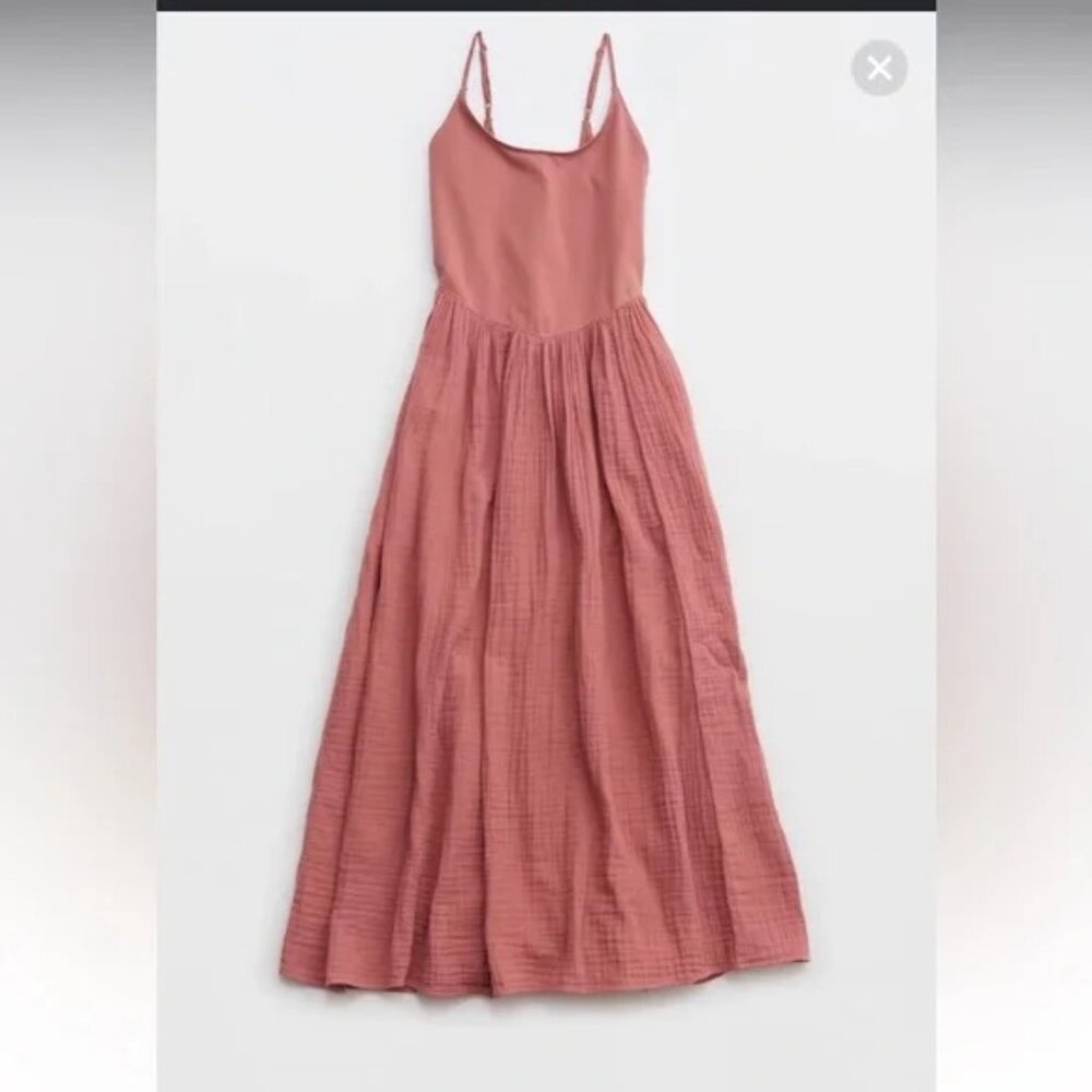 Aerie At The Barre Midi Dress